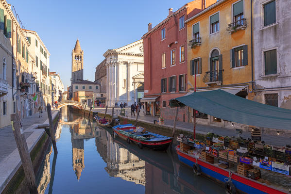 Campo San Barnaba, Venice, Veneto, Italy.
