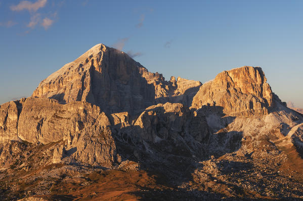 Tofane and Averau, Ampezzo Dolomites, Belluno, Italy.