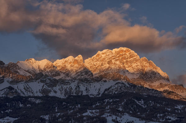 Cristallo Group, Ampezzo Dolomites, Cortina d'Ampezzo, Belluno, Italy.