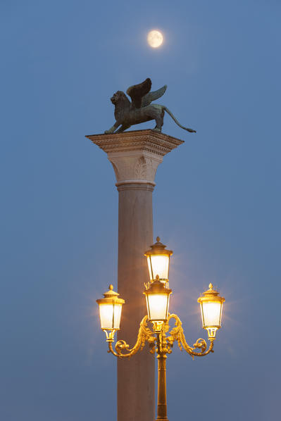 The St. Mark's Column, Venice, Veneto, Italy