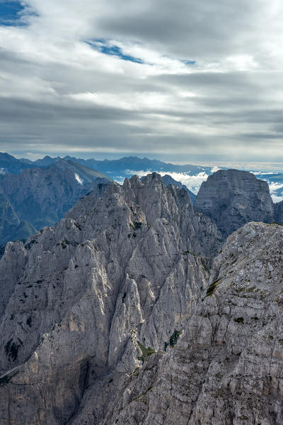 Pizzon, Monti del Sole, Dolomites, Veneto, Italy. The Monti del Sole