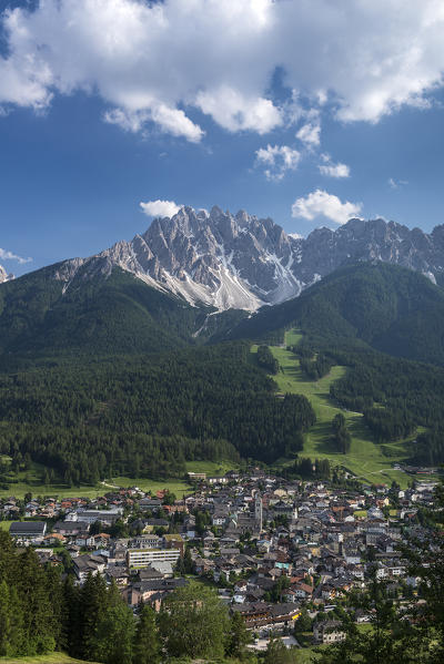 San Candido/Innichen, Dolomites, South Tyrol, Italy. The village of San Candido/Innichen