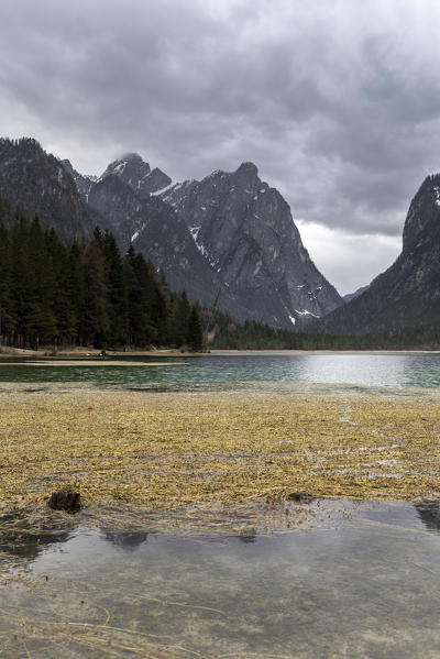 Dobbiaco/Toblach, South Tyrol, Italy. Dobbiaco Lake