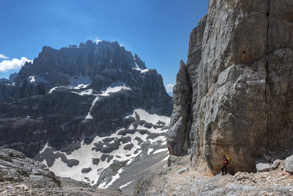 Sorapiss, Dolomites, Veneto, Italy. The Punta del Sorapiss