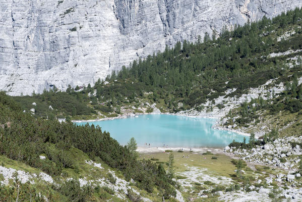 Sorapiss, Dolomites, Veneto, Italy. The Sorapiss lake