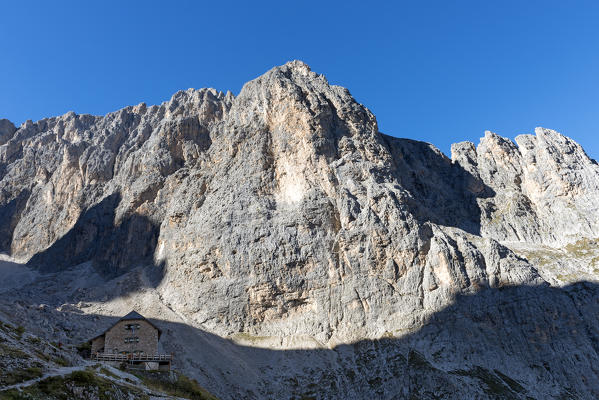 Refuge Vicenza, Plattkofel, Dolomites, South Tyrol, Italy