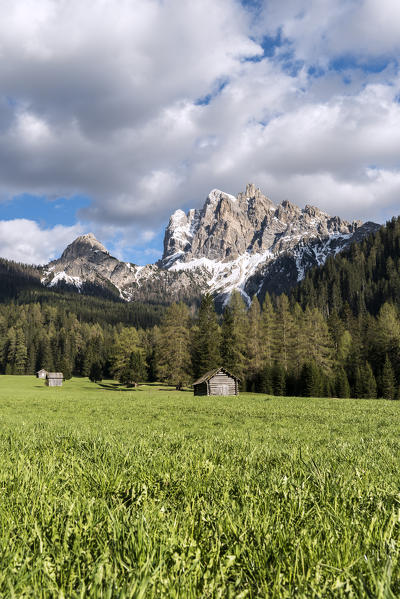 Braies / Prags, Dolomites, South Tyrol, Italy. The Picco di Vallandro / Dürrenstein