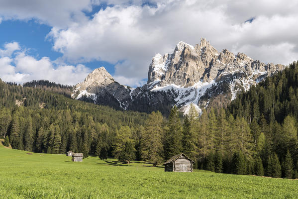 Braies / Prags, Dolomites, South Tyrol, Italy. The Picco di Vallandro / Dürrenstein