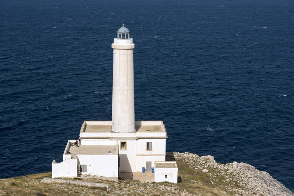 Otranto, province of Lecce, Salento, Apulia, Italy. The lighthouse Faro della Palascìa marks the most easterly point of the Italian mainland.