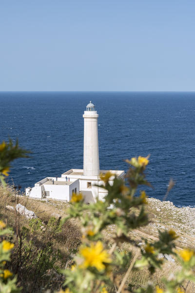 Otranto, province of Lecce, Salento, Apulia, Italy. The lighthouse Faro della Palascìa marks the most easterly point of the Italian mainland.
