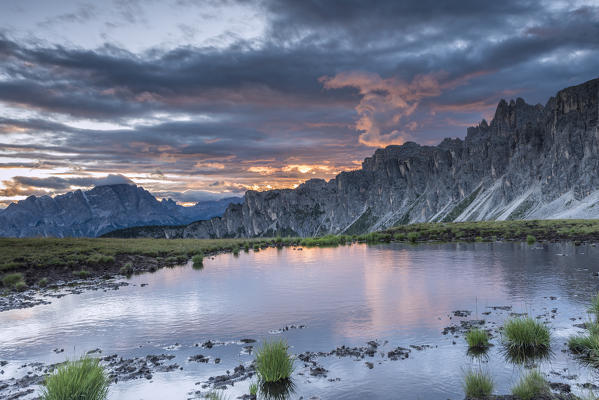 Giau Pass, Dolomites, Cortina d'Ampezzo, Veneto, Belluno, Italy