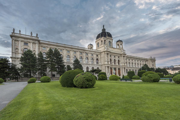 Vienna, Austria, Europe. The Natural History Museum  on the Maria Theresa square