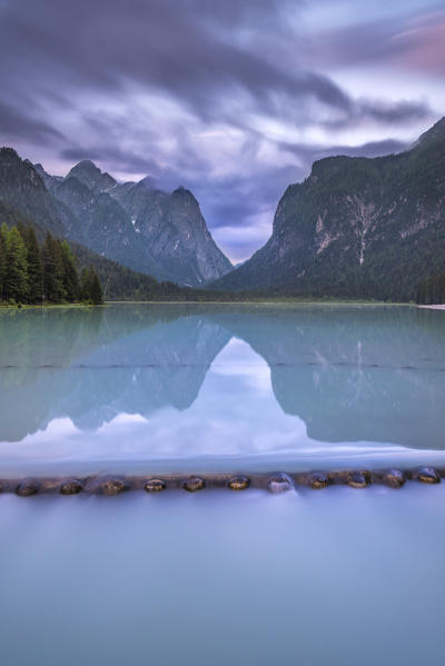 Dobbiaco/Toblach, South Tyrol, Italy. Dobbiaco Lake