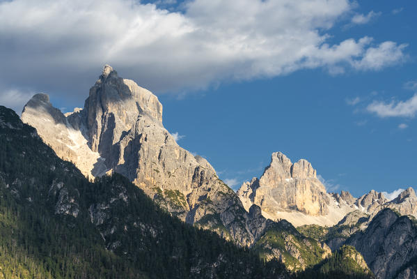 Dobbiaco/Toblach, Dolomites, South Tyrol, Italy. Croda dei Baranci and Cima Bulla