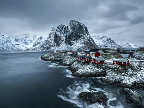 Hamnoy - Lofoten islands, Norway
Coastal rocks and mountains. 