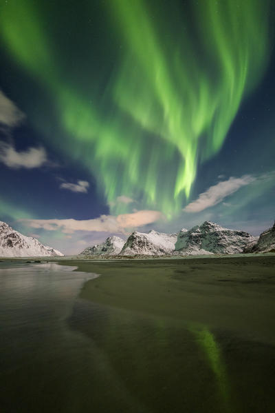 Skagsanden beach - Lofoten Islands,Norway