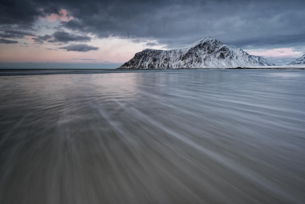 Skagsanden beach,Flakstad - Lofoten Islands,Norway