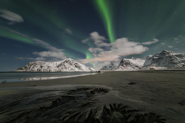 Skagsanden beach -Lofoten islands,Norway