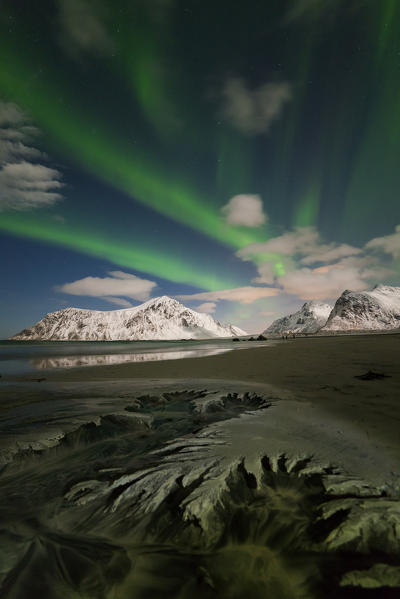Skagsanden beach - Lofoten islands,Norway