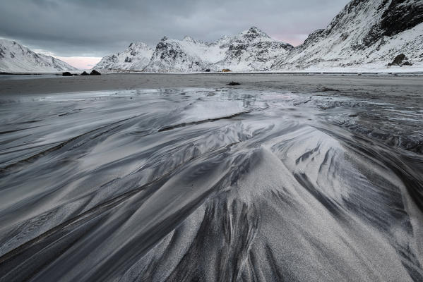 Skagsanden beach,Flakstad - Lofoten islands,Norway