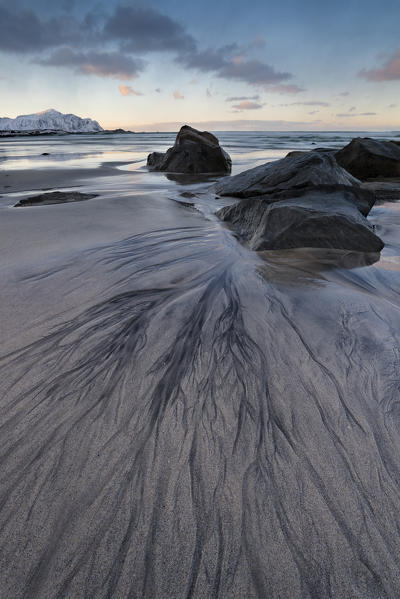 Skagsanden beach,Flakstad - Lofoten Islands,Norway
