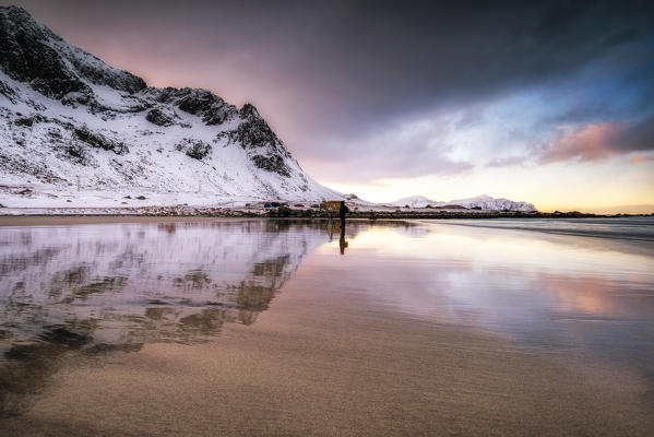 Skangsanden beach - Islands Lofoten Norway