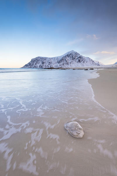 Skagsanden beach,Lofoten Islands,Norway