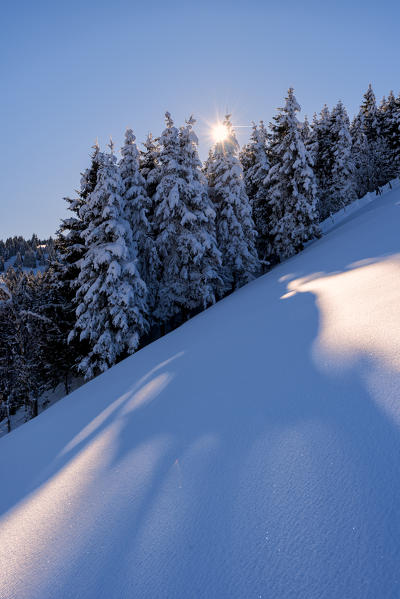 Winter season in Orobie alps, Bergamo province, Lombardy district, Italy, Europe