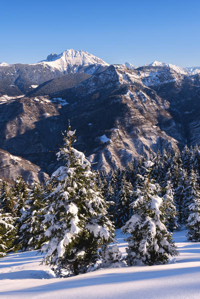 Winter season in Orobie alps, Bergamo province, Lombardy district, Italy, Europe