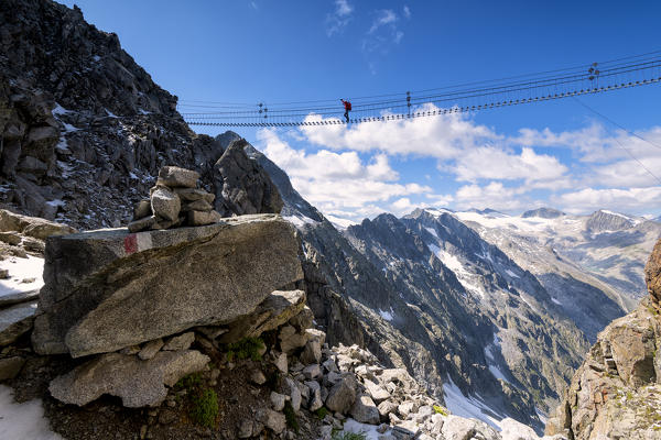 Sentiero dei Fiori in Tonale pass, Brescia province, Lombardy District, Italy.