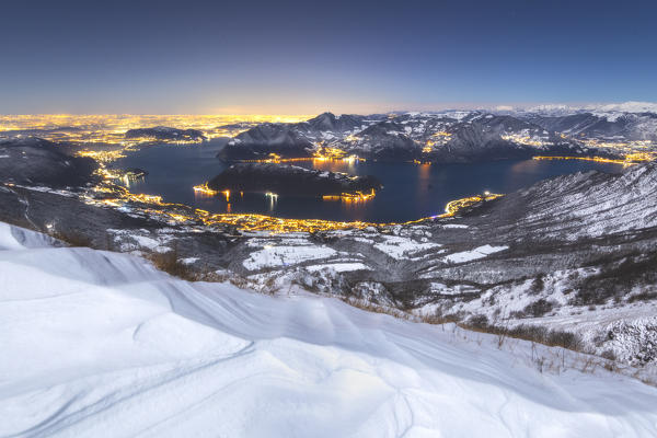 Brescia prealpi in winter season, Brescia province, Lombardy district, Italy, Europe.