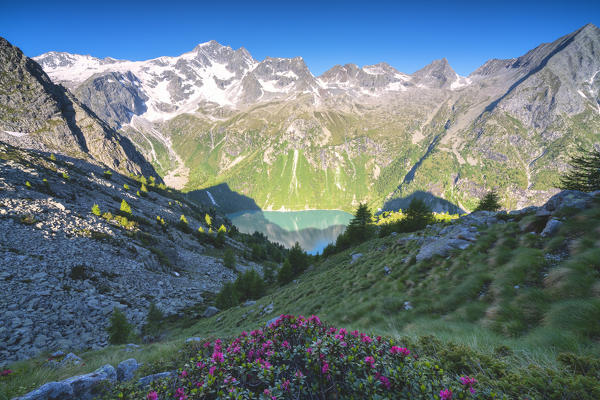 Lago dei Frati in Adamello park, Brescia province, Lombardy district, Italy, Europe.