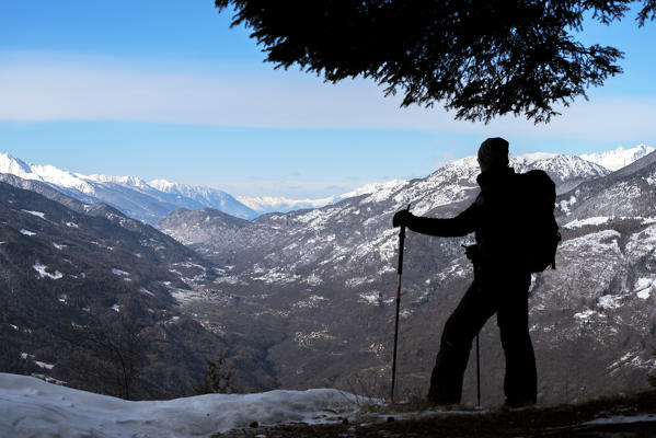 Adamello park in province of Brescia, Italy