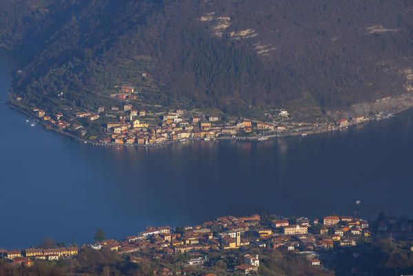 Peschiera Maraglio and Sulzano, province of Brescia, Italy.
