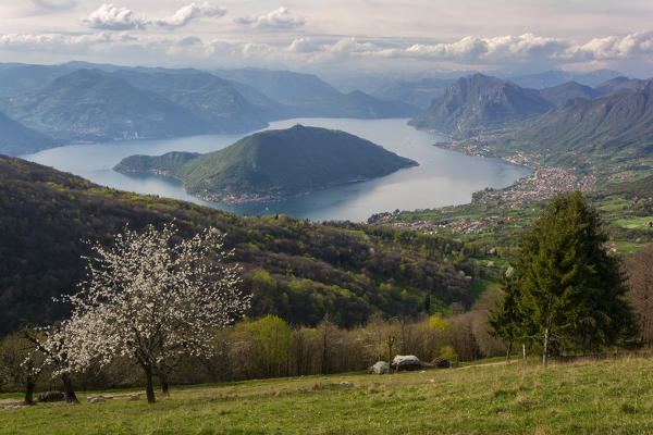 Iseo lake,province of Brescia, Italy.