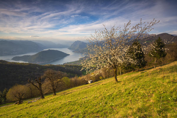 Iseo lake,province of Brescia, Italy.