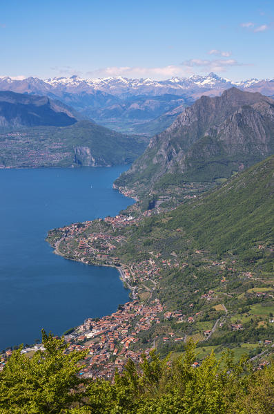 Europe, Italy, The coast of Lake Iseo in province of Brescia.