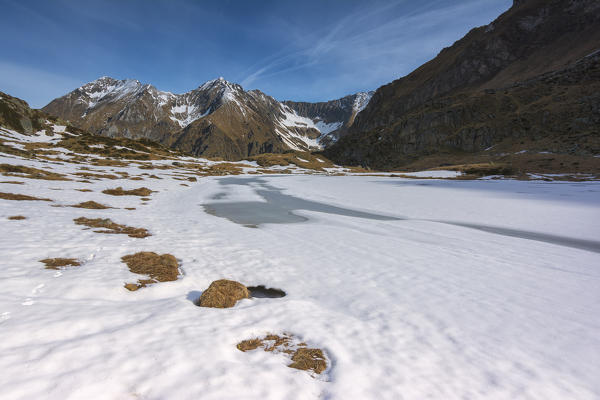 Europe,Italy, Landscapes in Adamello park, province of Brescia.