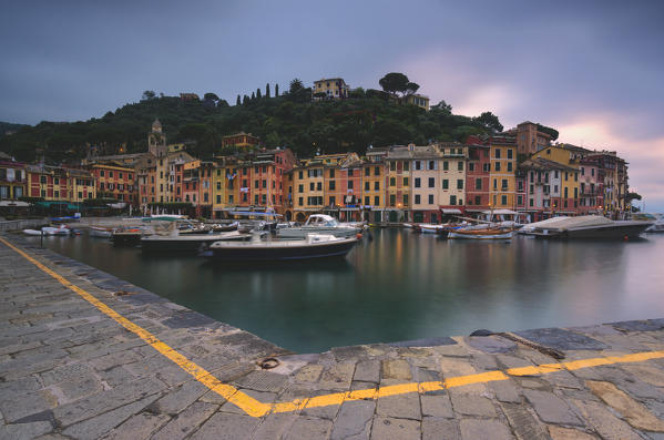 Europe, Italy, bay of Portofino, Liguria.