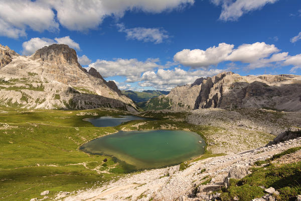 Tre Cime natural park, Bolzano province, Trentino Alto Adige, Italy.