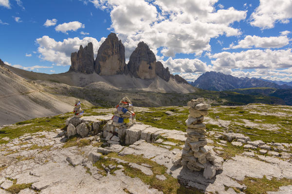 Tre Cime di Lavaredo, Bolzano Province, Trentino Alto Adige, Italy.