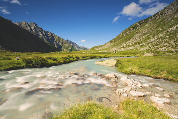 Adame' Valley in Adamello Park, Brescia province, Lombardy, Italy.