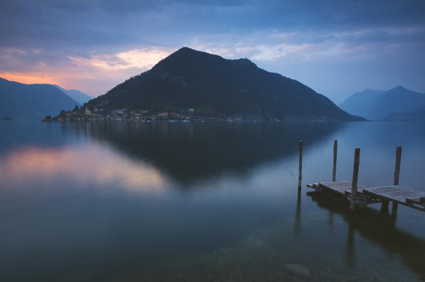 Montisola, Brescia province, iseo lake, Lombardy, Italy.