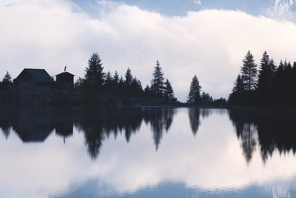 Aviolo lake in Adamello park, Brescia province, Lombardy, Italy.