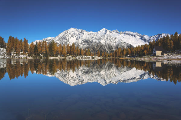 Malghette lake,Trento province, Trentino alto Adige district, Italy, Europe.
