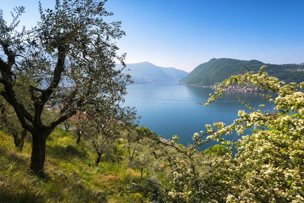 Iseo lake, Brescia province, Lombardy district, Italy, Europe.