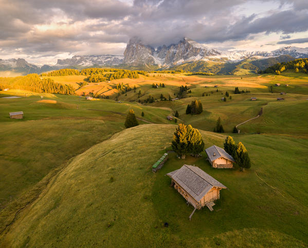 Alpe di Siusi/Seiser Alm, Dolomites, Kastelruth, South Tyrol, Italy.