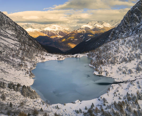 Aviolo lake, Vezza d'Oglio, Brescia province, Lombardy, Italy