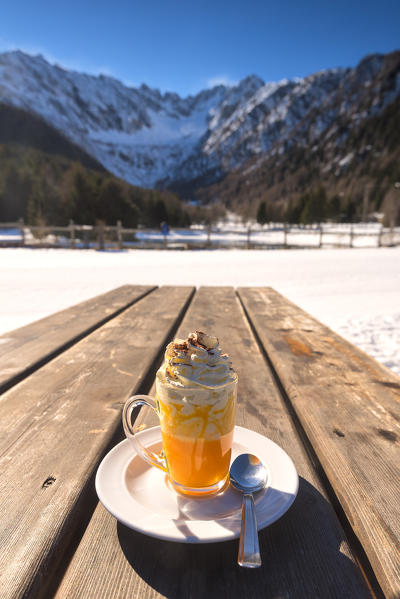 Winter in Adamello park, Lombardy district, Brescia province, Italy.