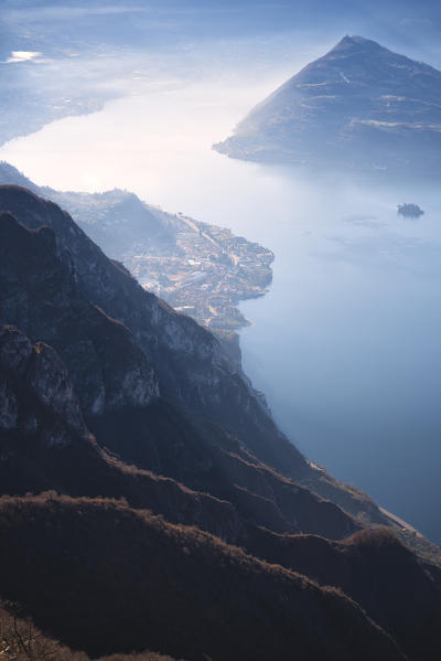 Iseo lake, Brescia province, Lombardy district, Italy.